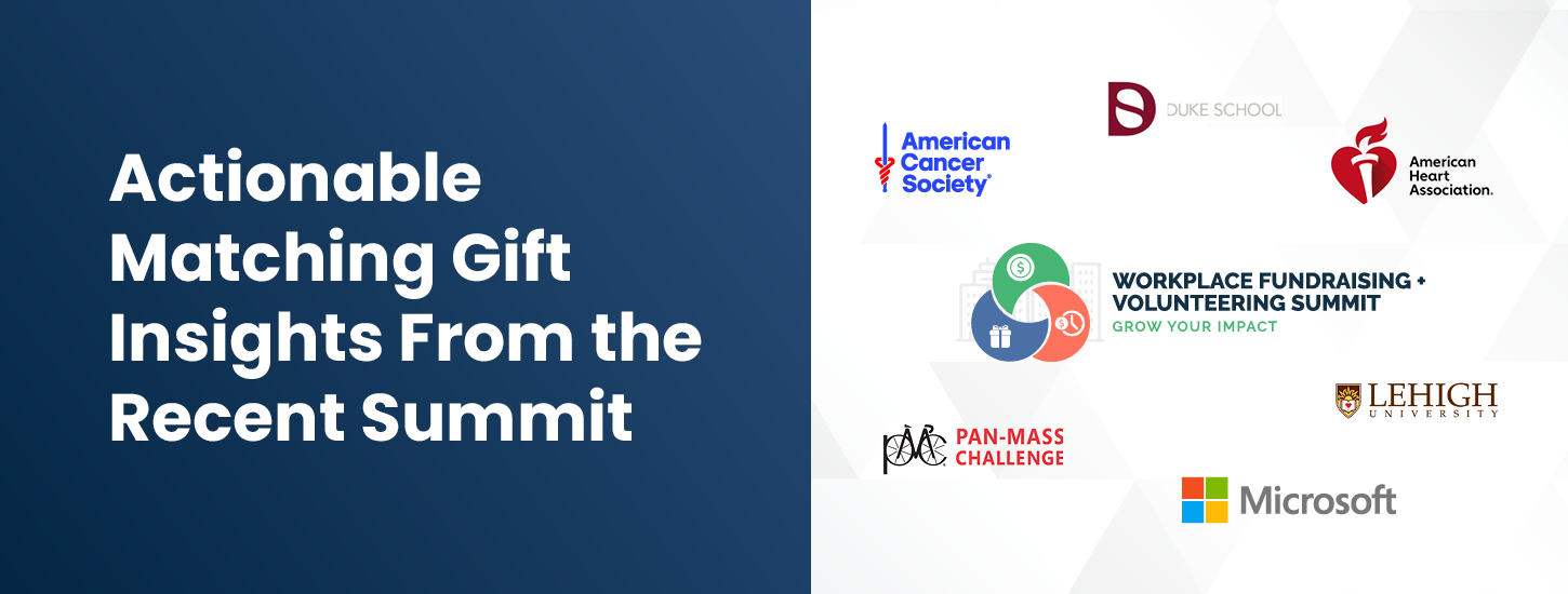 Actionable Matching Gift Insights From the Recent Summit