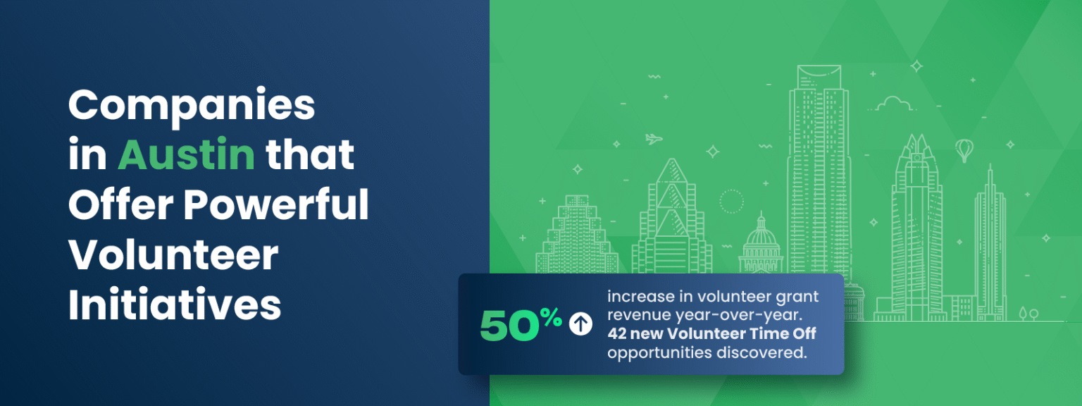 Companies in Austin that Offer Powerful Volunteer Initiatives