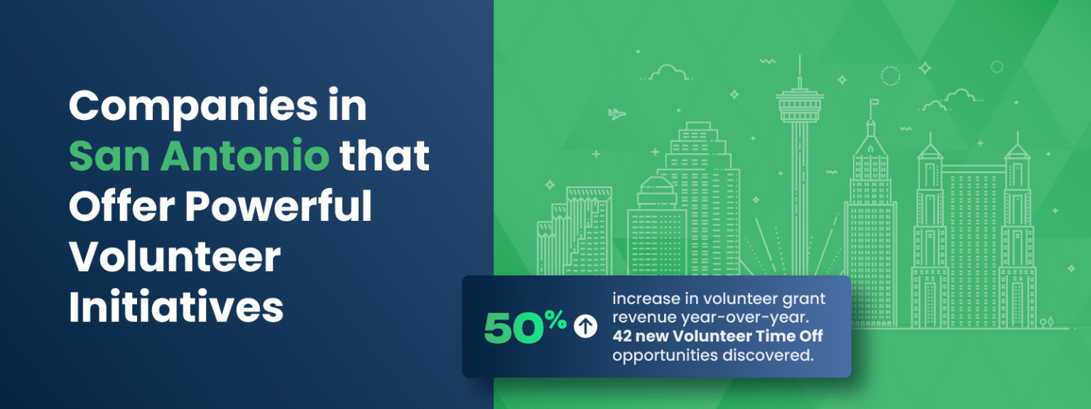 Companies in San Antonio that Offer Powerful Volunteer Initiatives