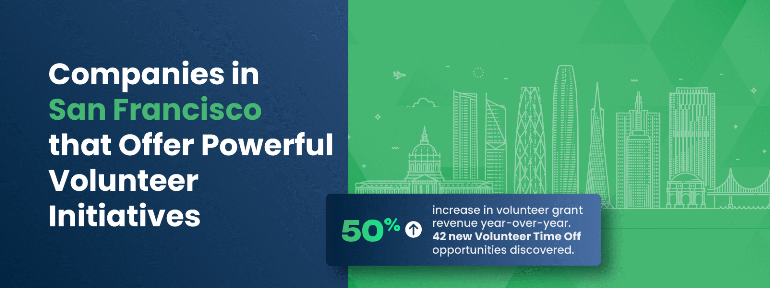 Companies in San Francisco that Offer Powerful Volunteer Initiatives
