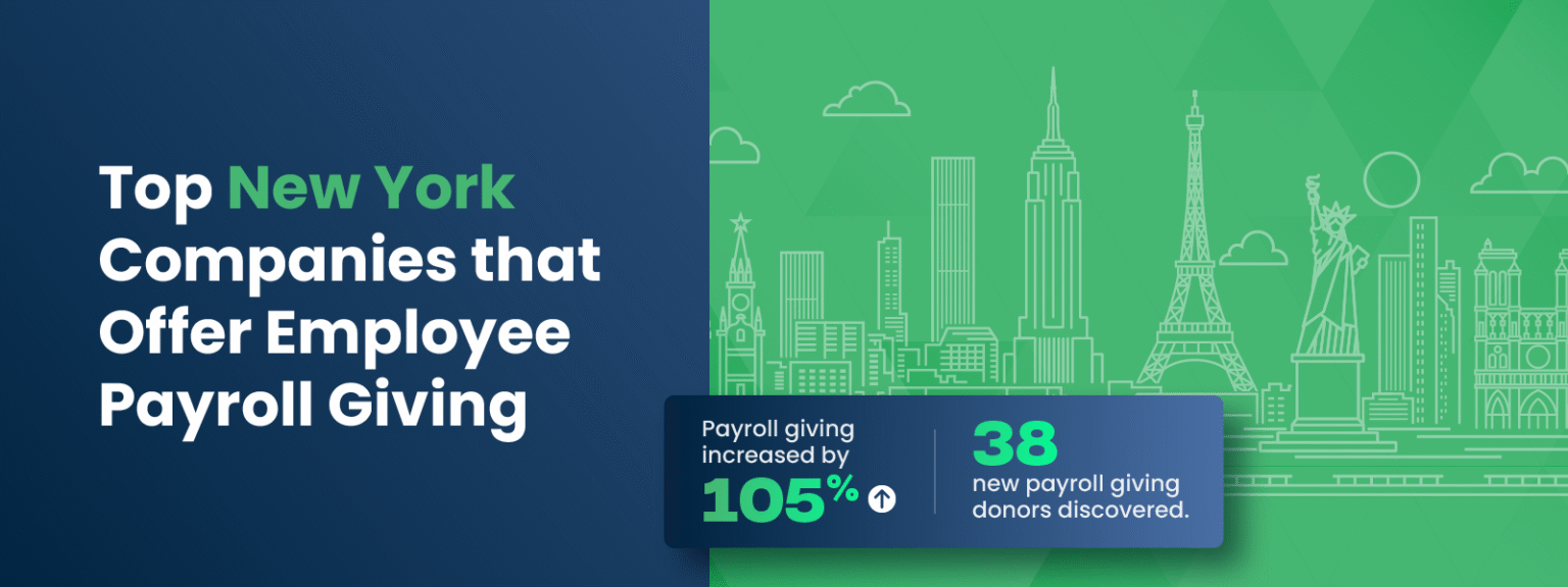 Top New York Companies that Offer Employee Payroll Giving