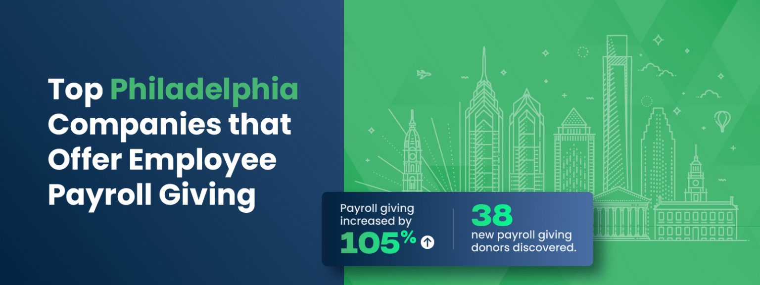 Top Philadelphia Companies that Offer Employee Payroll Giving