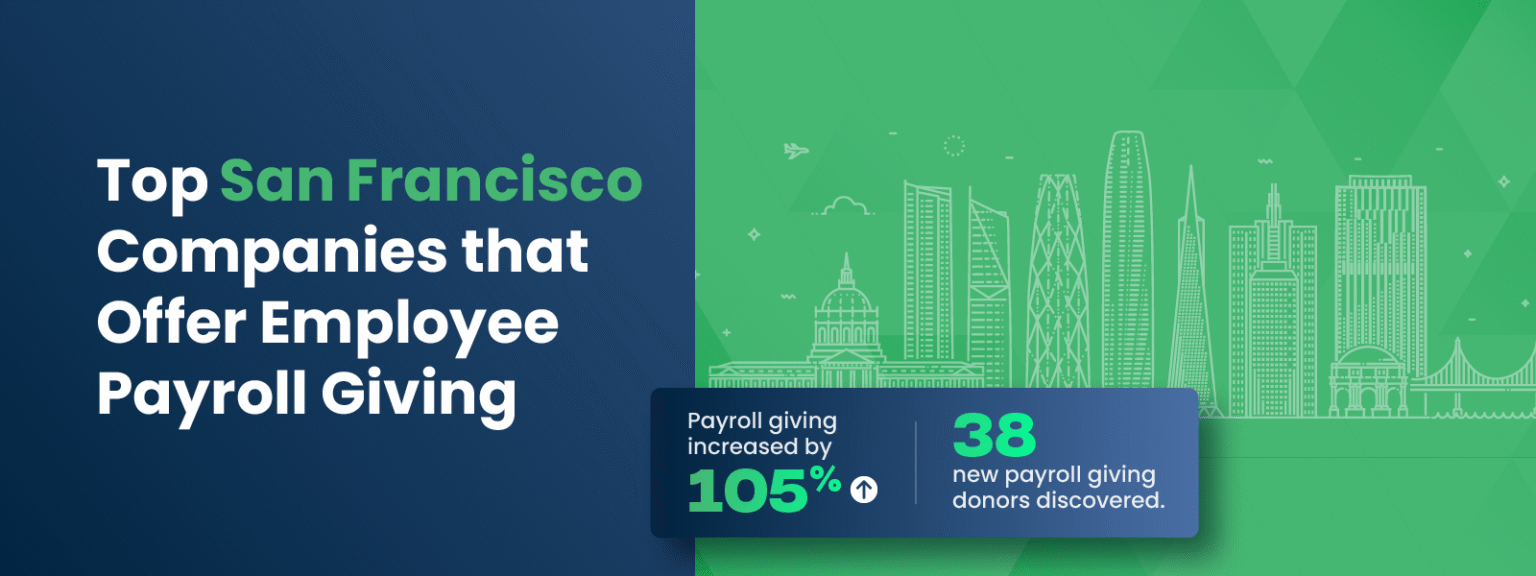 Top San Francisco Companies that Offer Employee Payroll Giving