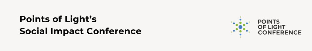 Points of Light's upcoming nonprofit conference