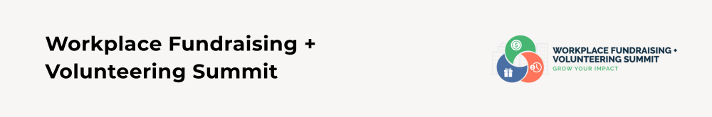 Best nonprofit conferences: Double the Donation's workplace fundraising and volunteering summit