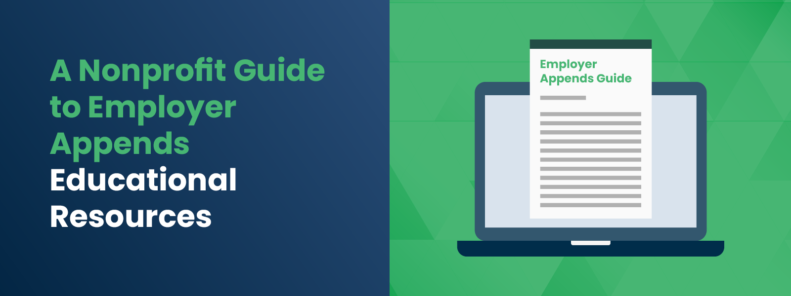 A Nonprofit Guide to Employer Appends Educational Resources