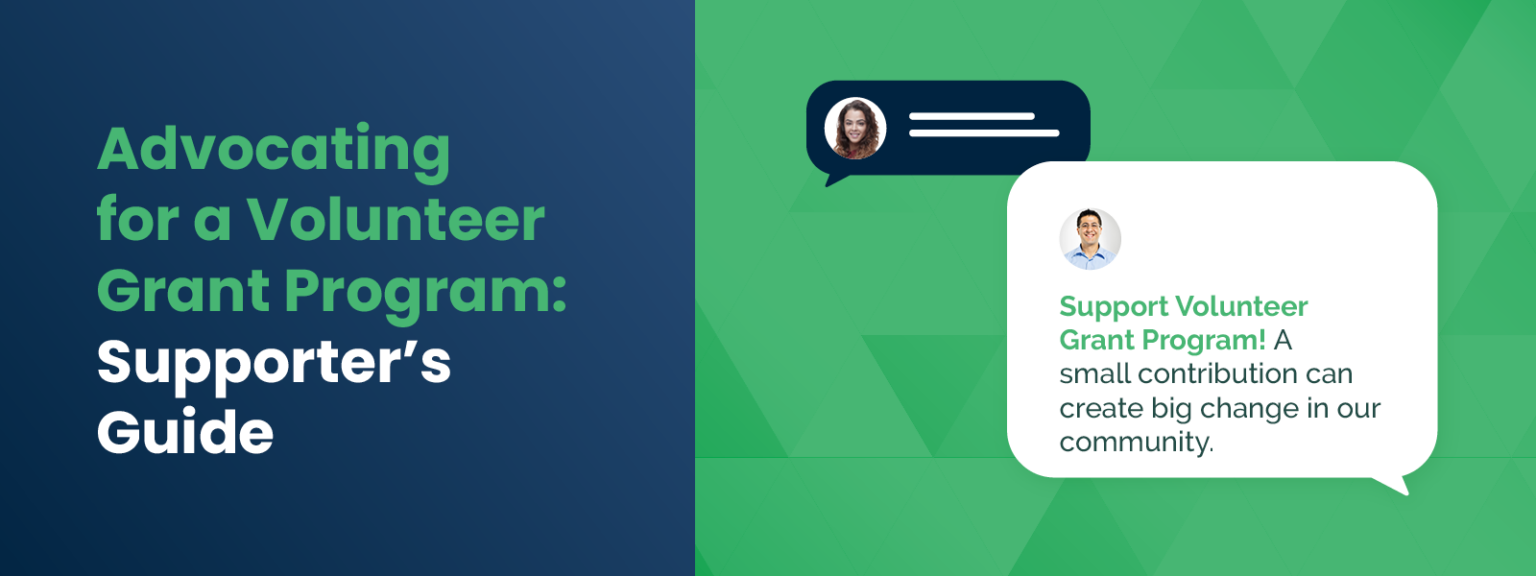 Advocating for a Volunteer Grant Program-Supporter’s Guide