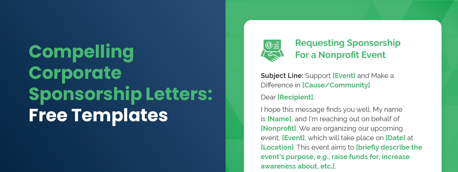 Compelling Corporate Sponsorship Letters-Free Templates