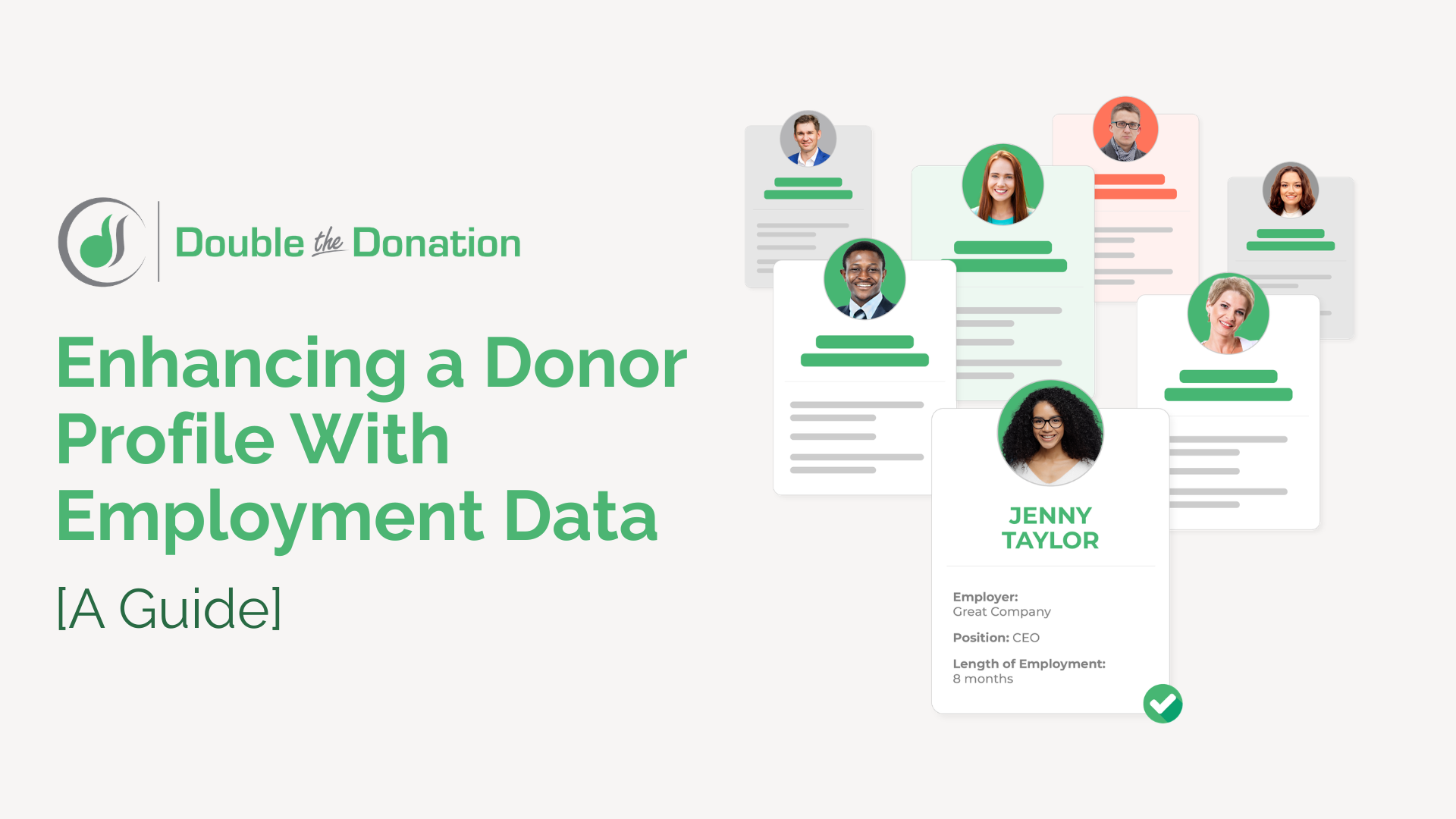 How to Enhance Your Donor Profiles With Employment Data