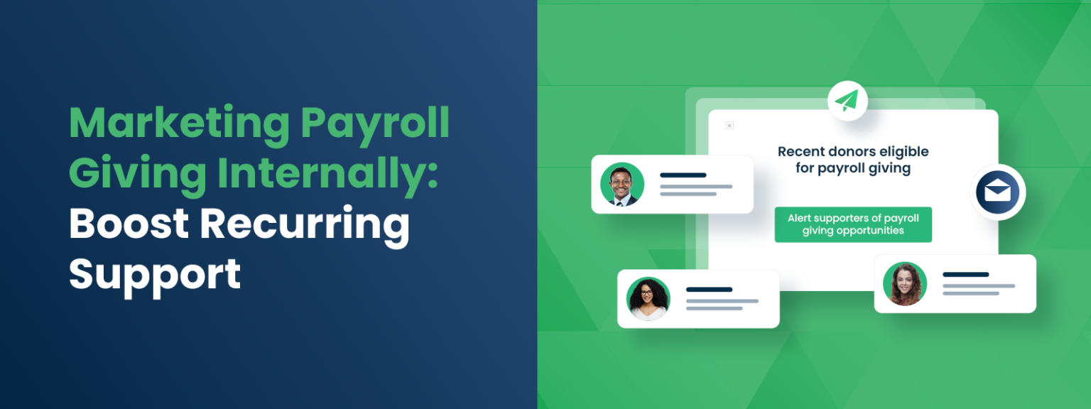 Marketing Payroll Giving Internally-Boost Recurring Support
