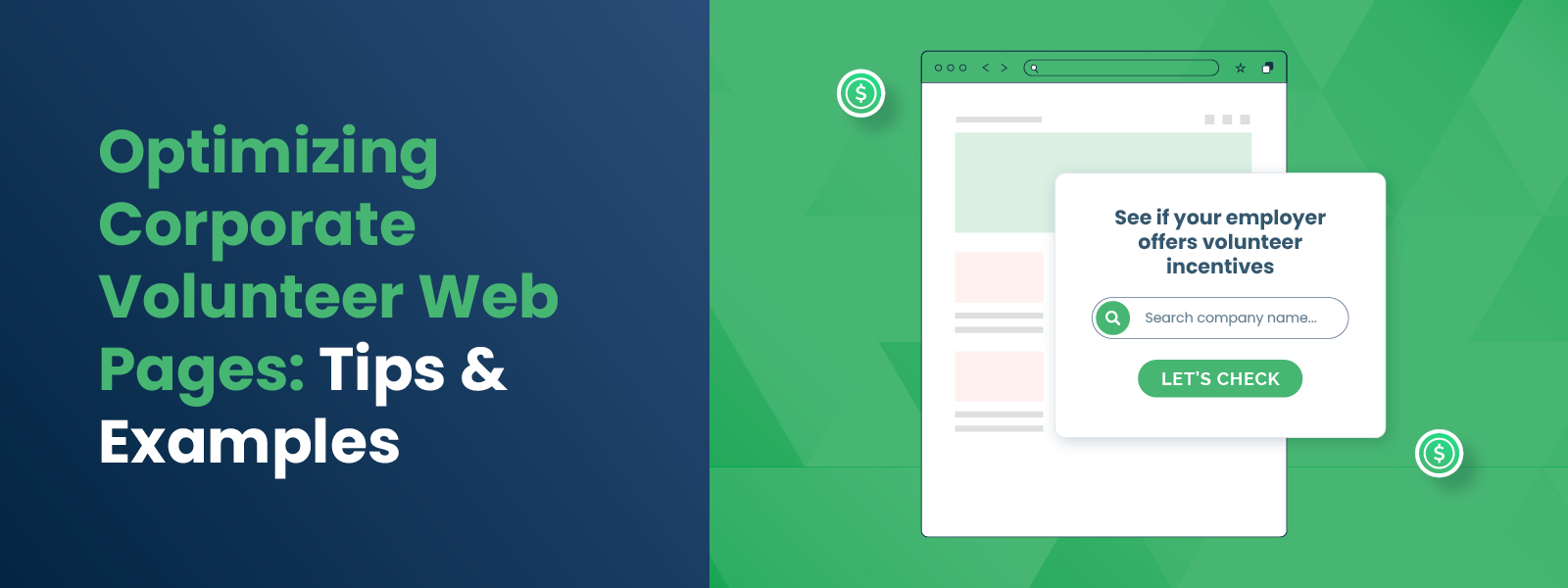 Optimizing Corporate Volunteer Web Pages-Tips & Examples