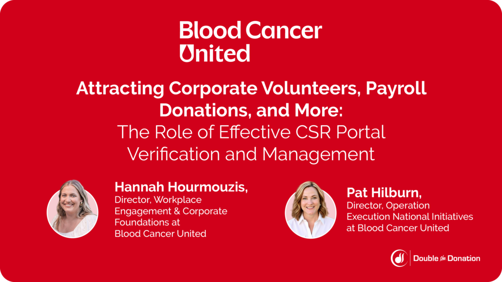 Attracting Corporate Volunteers, Payroll Donations, and More