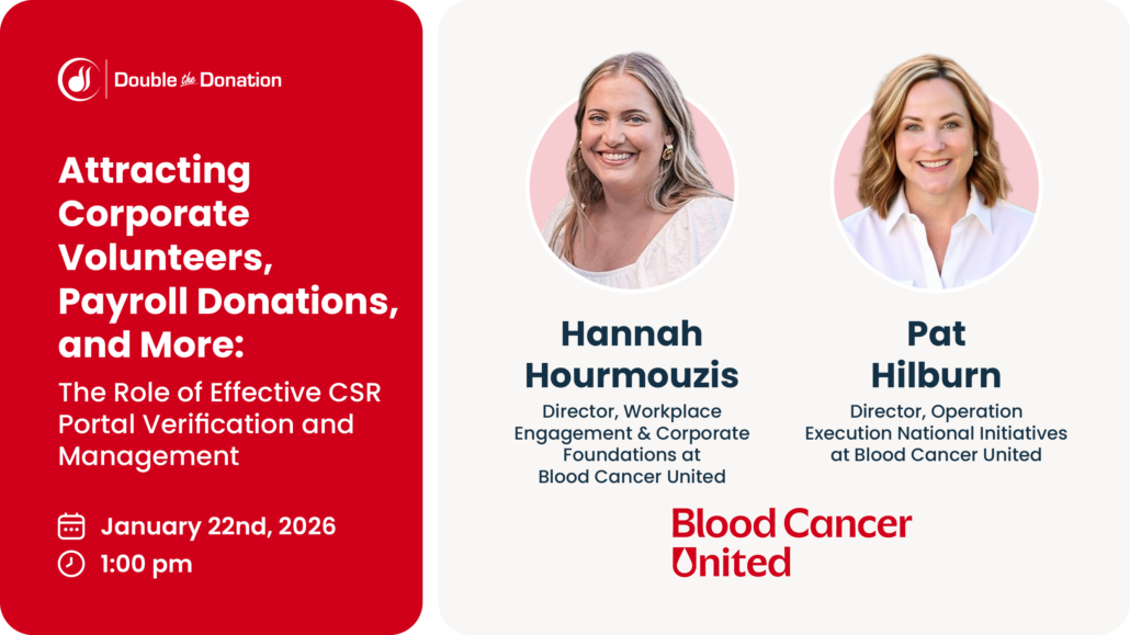 Attracting Corporate Volunteers, Payroll Donations, and More