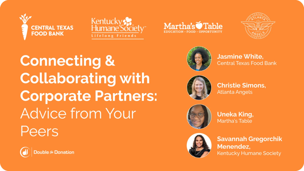 Connecting & Collaborating with Corporate Partners Connecting & Collaborating with Corporate Partners