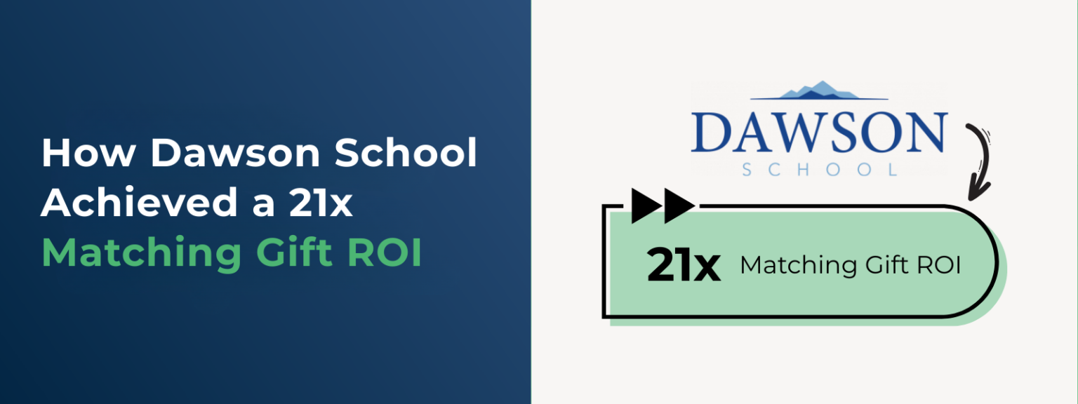 How Dawson School Achieved a 21x Matching Gift ROI