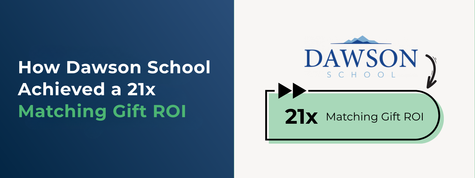 How Dawson School Achieved a 21x Matching Gift ROI How Dawson School Achieved a 21x Matching Gift ROI