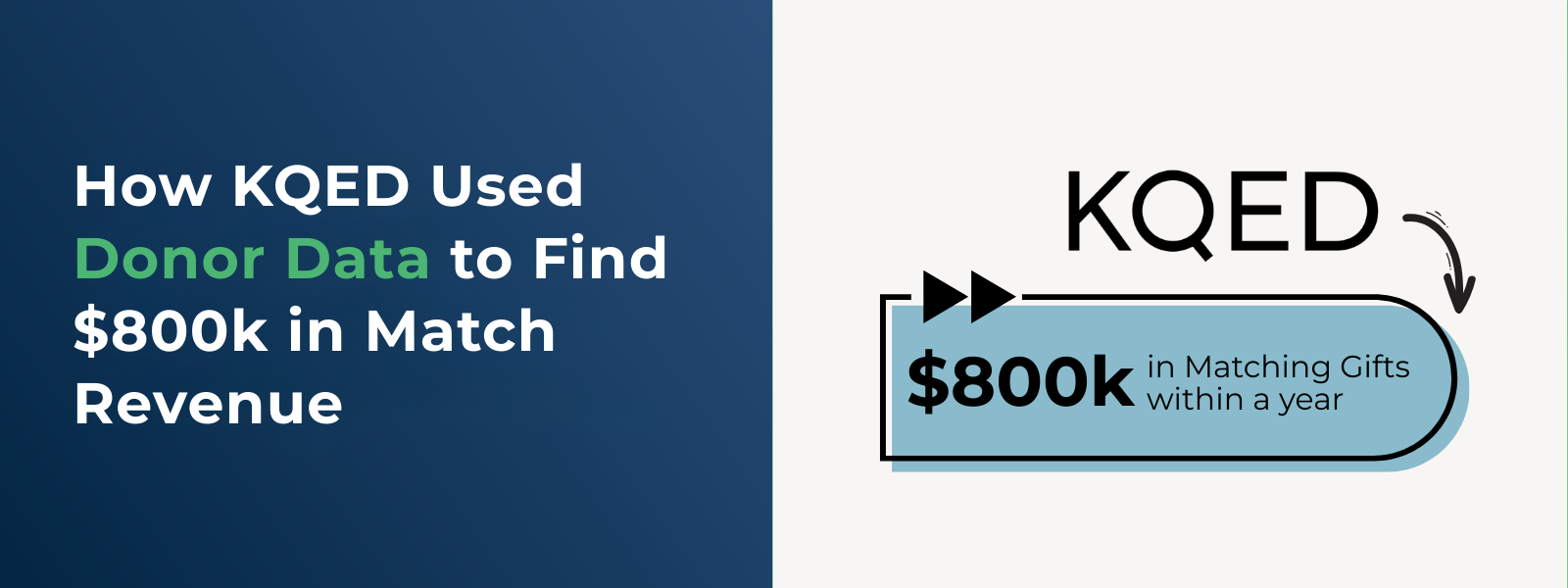 How KQED Leveraged Donor Data to Find $800k in Match Revenue How KQED Leveraged Donor Data to Find $800k in Match Revenue