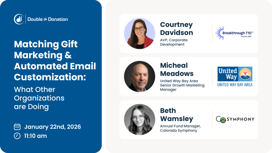 Matching Gift Marketing & Automated Email Customization Matching Gift Marketing & Automated Email Customization