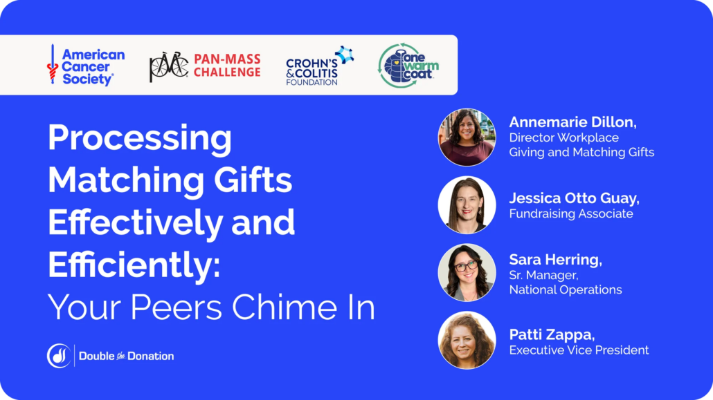 Processing Matching Gifts Effectively and Efficiently Processing Matching Gifts Effectively and Efficiently