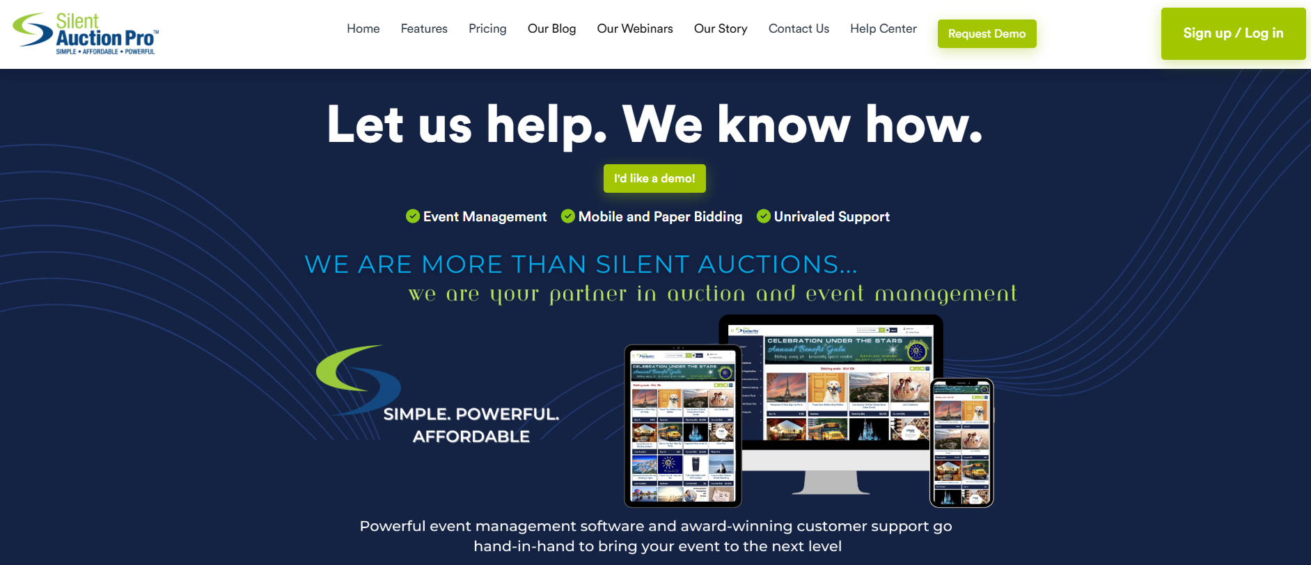 Silent Auction Pro offers top charity auction fundraising tools. Silent Auction Pro offers top charity auction fundraising tools.