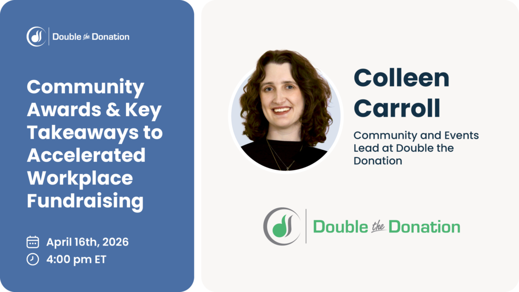 Community Awards & Key Takeaways to Accelerated Workplace Fundraising Community Awards & Key Takeaways to Accelerated Workplace Fundraising