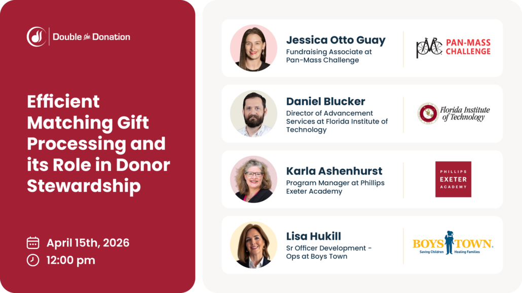 Efficient Matching Gift Processing and its Role in Donor Stewardship (1) Efficient Matching Gift Processing and its Role in Donor Stewardship