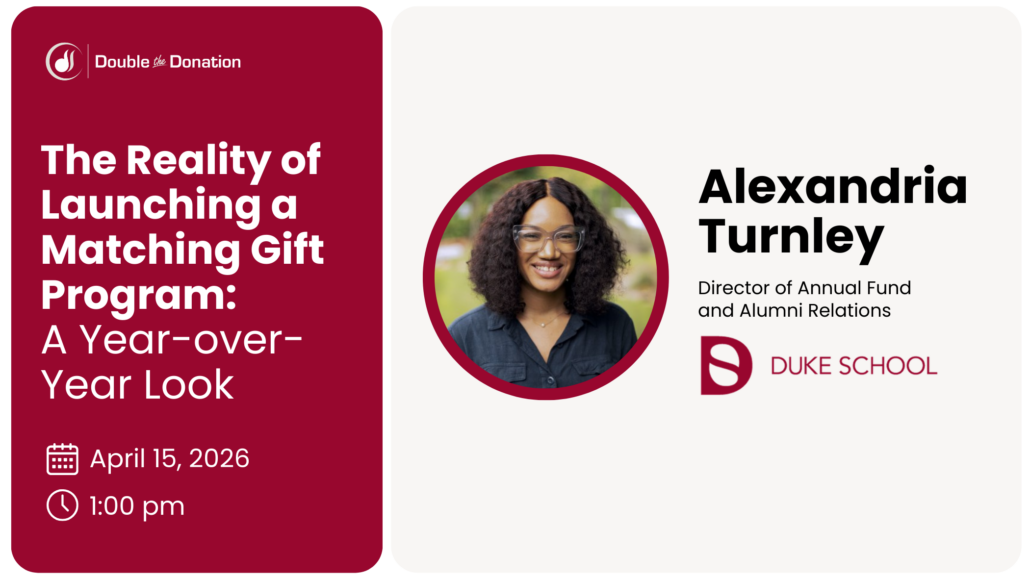 The Reality of Launching a Matching Gift Program: A Year-over-Year Look The Reality of Launching a Matching Gift Program: A Year-over-Year Look