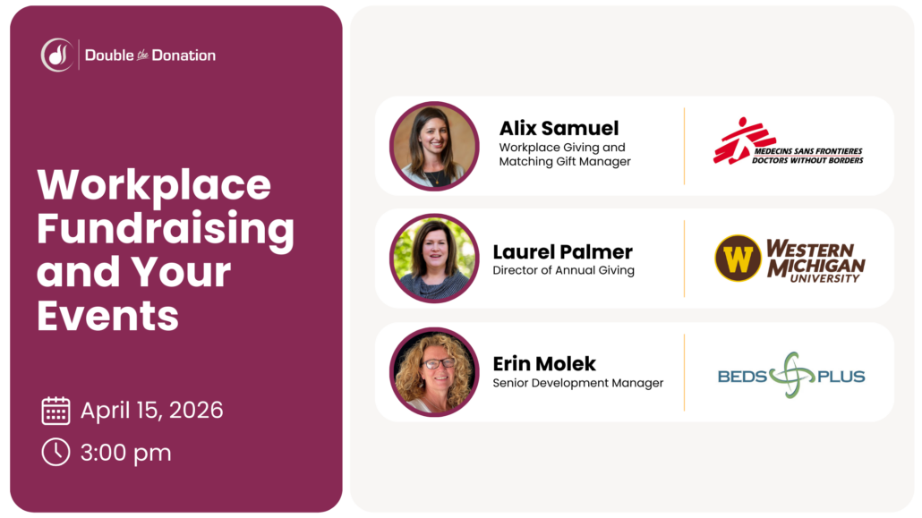 Workplace Fundraising and Your Events Workplace Fundraising and Your Events