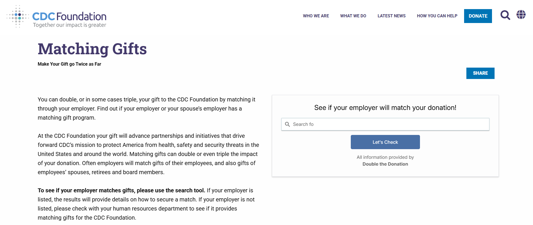 The CDC Foundation is an Atlanta-based nonprofit that is doing workplace fundraising well.