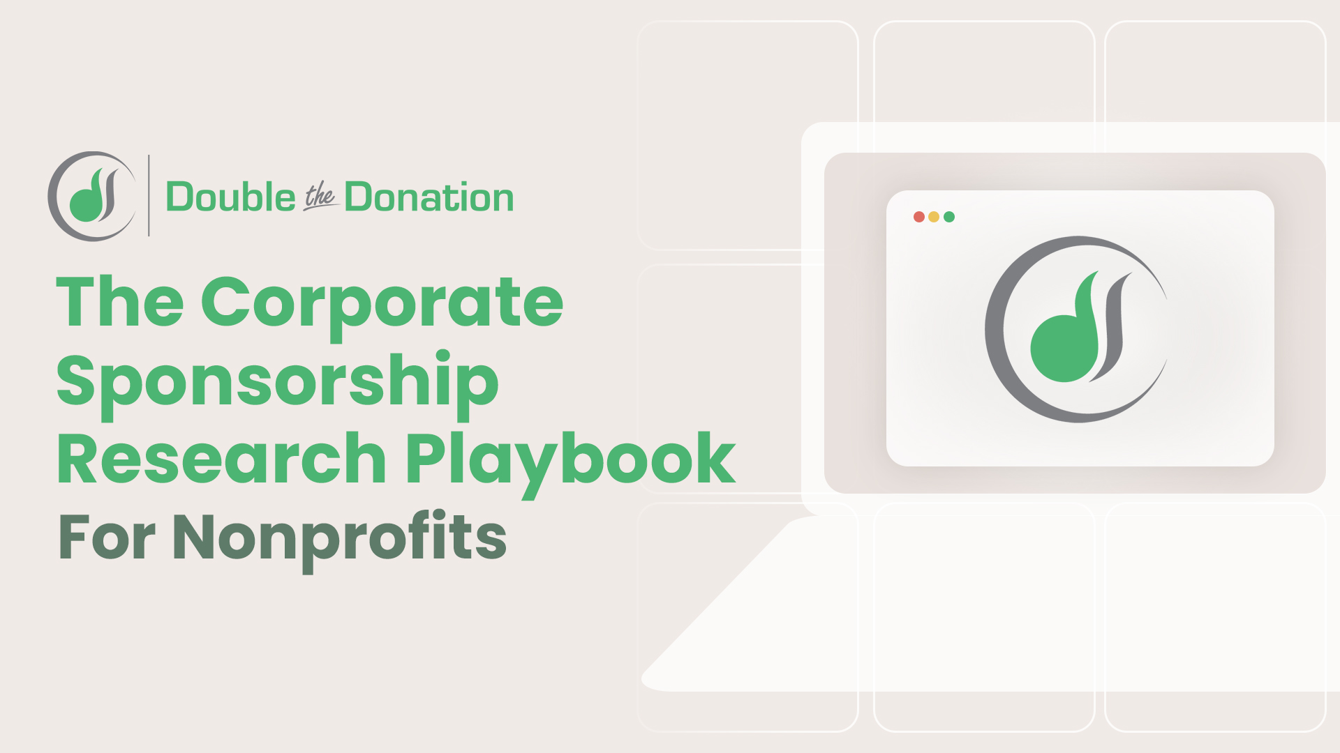 The Corporate Sponsorship Research Playbook for Nonprofits