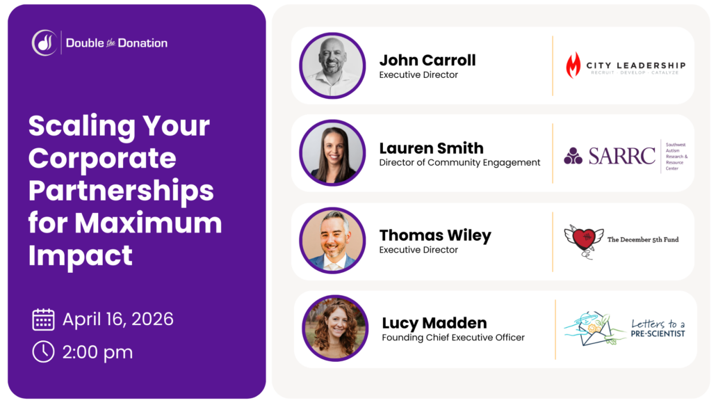 Scaling Your Corporate Partnerships for Maximum Impact Scaling Your Corporate Partnerships for Maximum Impact