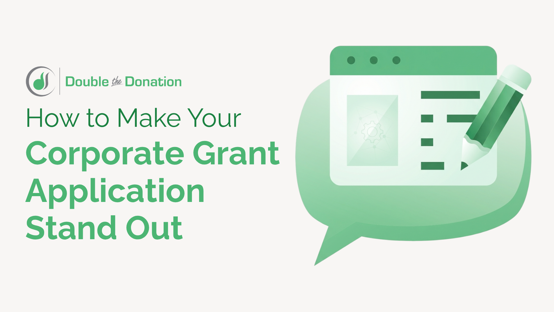 How to Make Your Org’s Corporate Grant Application Stand Out