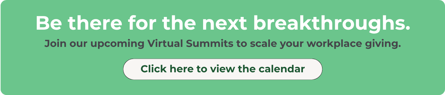 Growing workplace giving with tips from our upcoming events.