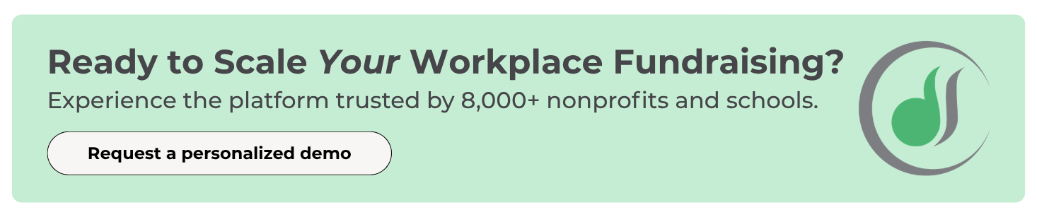 Scale your workplace gift processing with Double the Donation and AI tools.