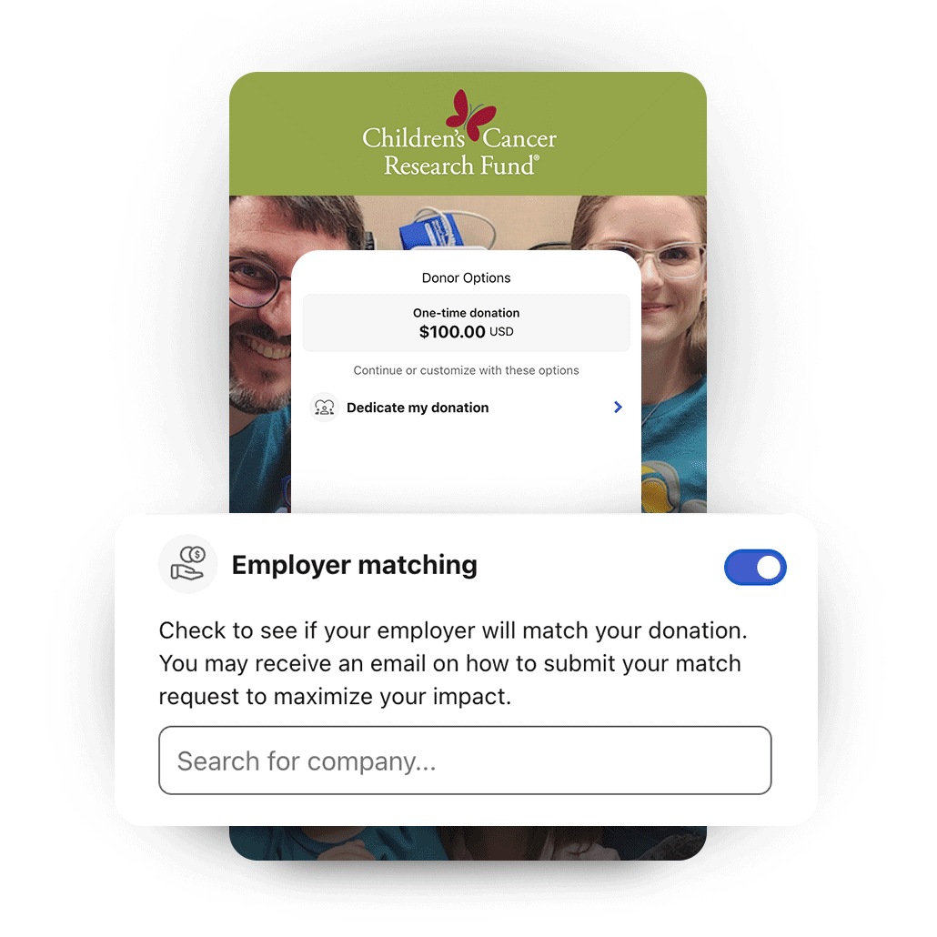 Workplace Giving for Healthcare and Research_Matching Gifts