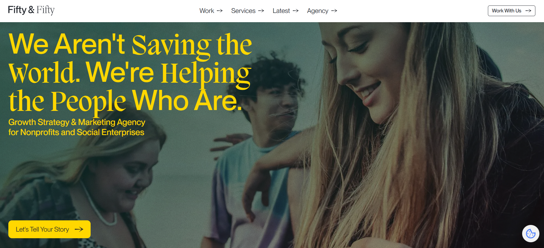 Fifty and Fifty is a leading nonprofit technology consulting firm. Fifty and Fifty is a leading nonprofit technology consulting firm.