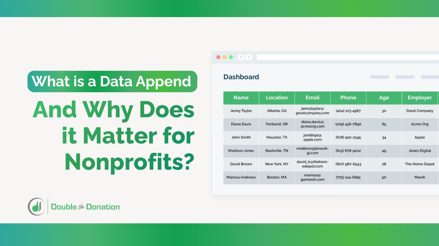 What Is a Data Append, and Why Does It Matter for Nonprofits? Answered here.
